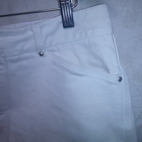 Tahari white cotton mini skirt - Picture 8 of 11